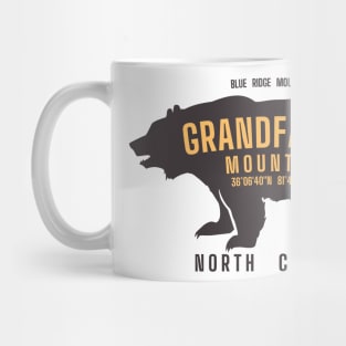 Grandfather Mountain Blue Ridge Mountains North Carolina Bear Mug